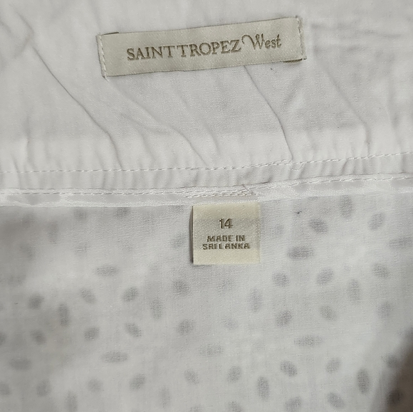 EUC San tropez west cotton eyelet lace skirt - Picture 3 of 5